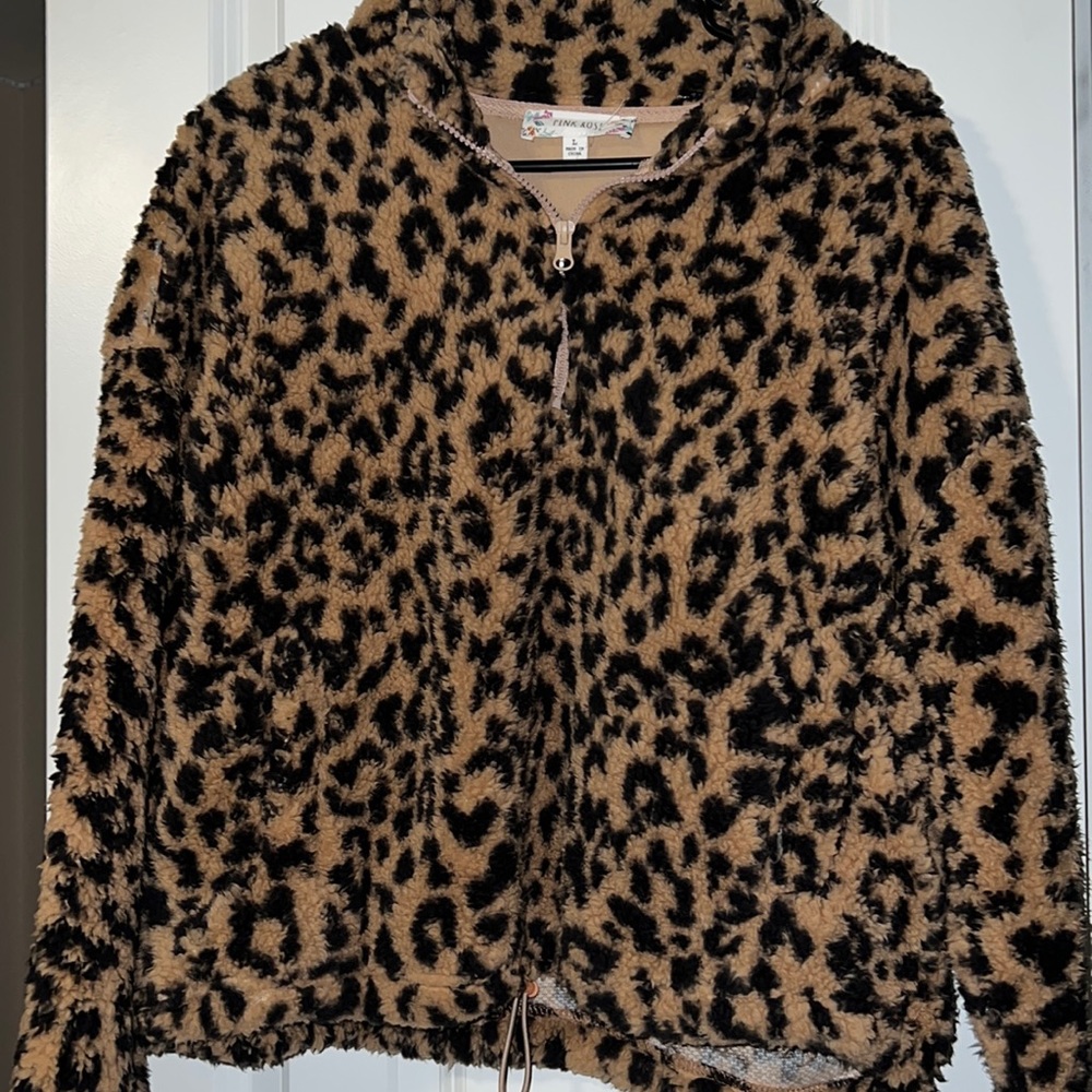 Animal print pull over